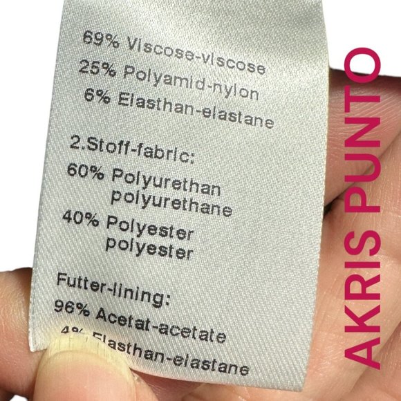 AKRIS BLACK PUNTO BLAZER (SZ 12) (EUC) - Picture 8 of 9